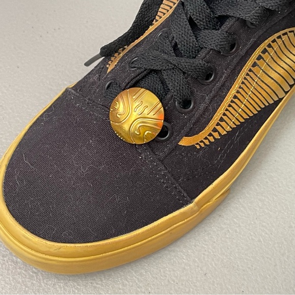 Vans Old Skool Harry Potter Golden Snitch Limited Edition Sneaker Men 5.5, W 7 - Picture 10 of 15